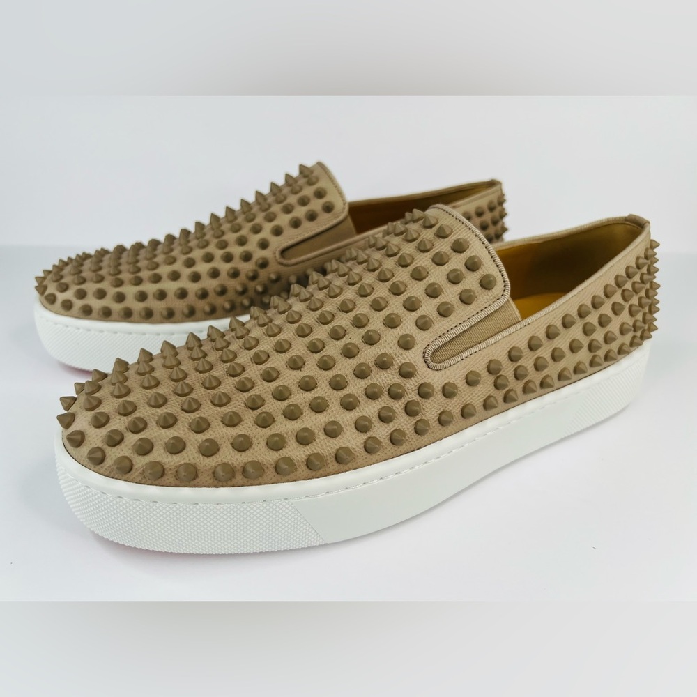 Christian Louboutin Spikeboat Flat Spike Boat Platform Loafers EU 46 - US 13
